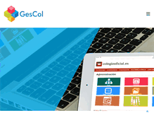Tablet Screenshot of colegiooficial.es